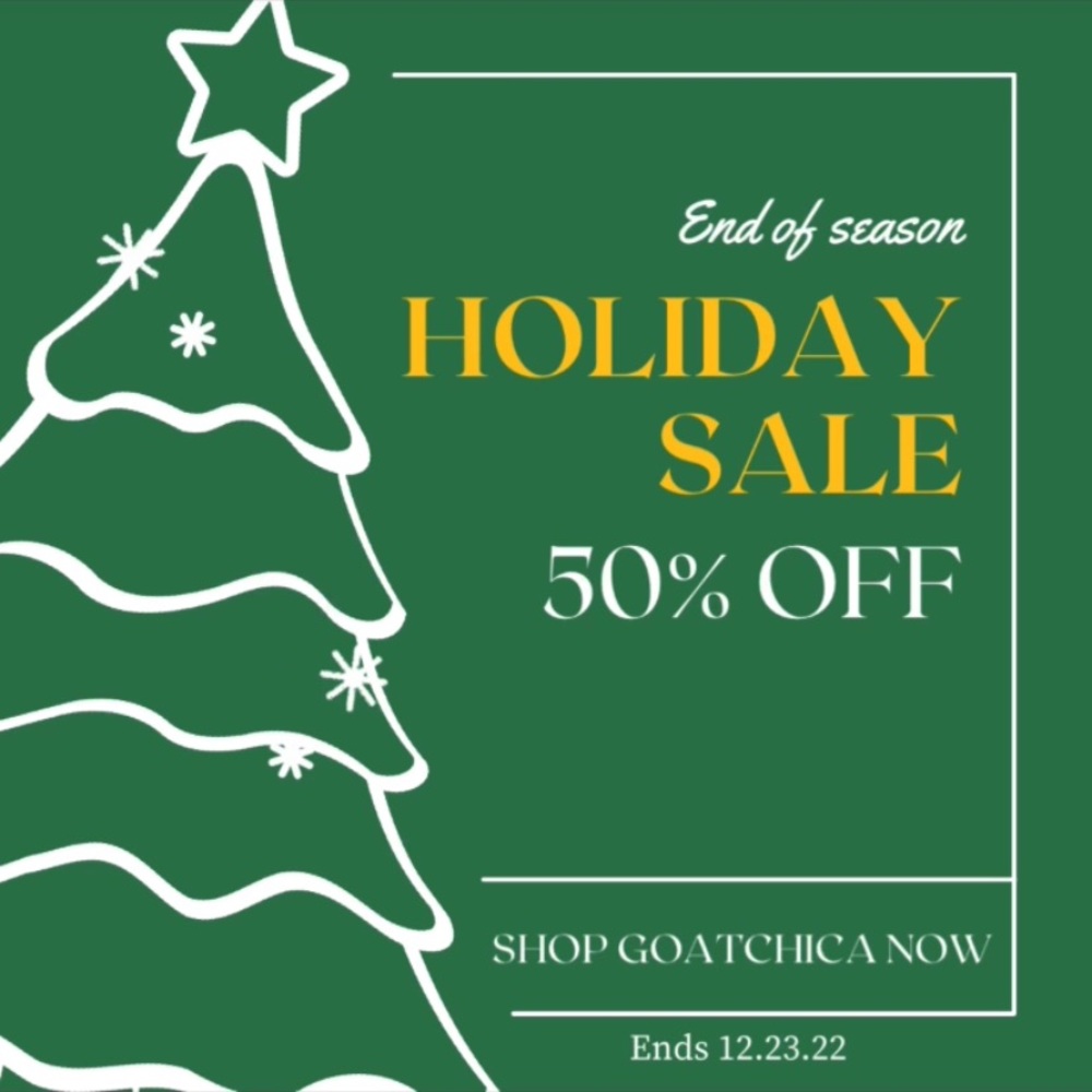 END OF SEASON HOLIDAY SALE